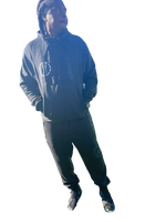 Load image into Gallery viewer, Full zip sweat pant set
