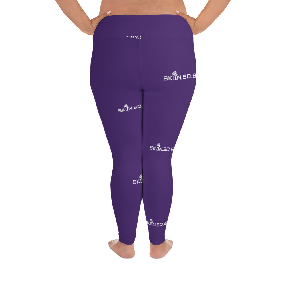 All-Over Print Plus Size Leggings