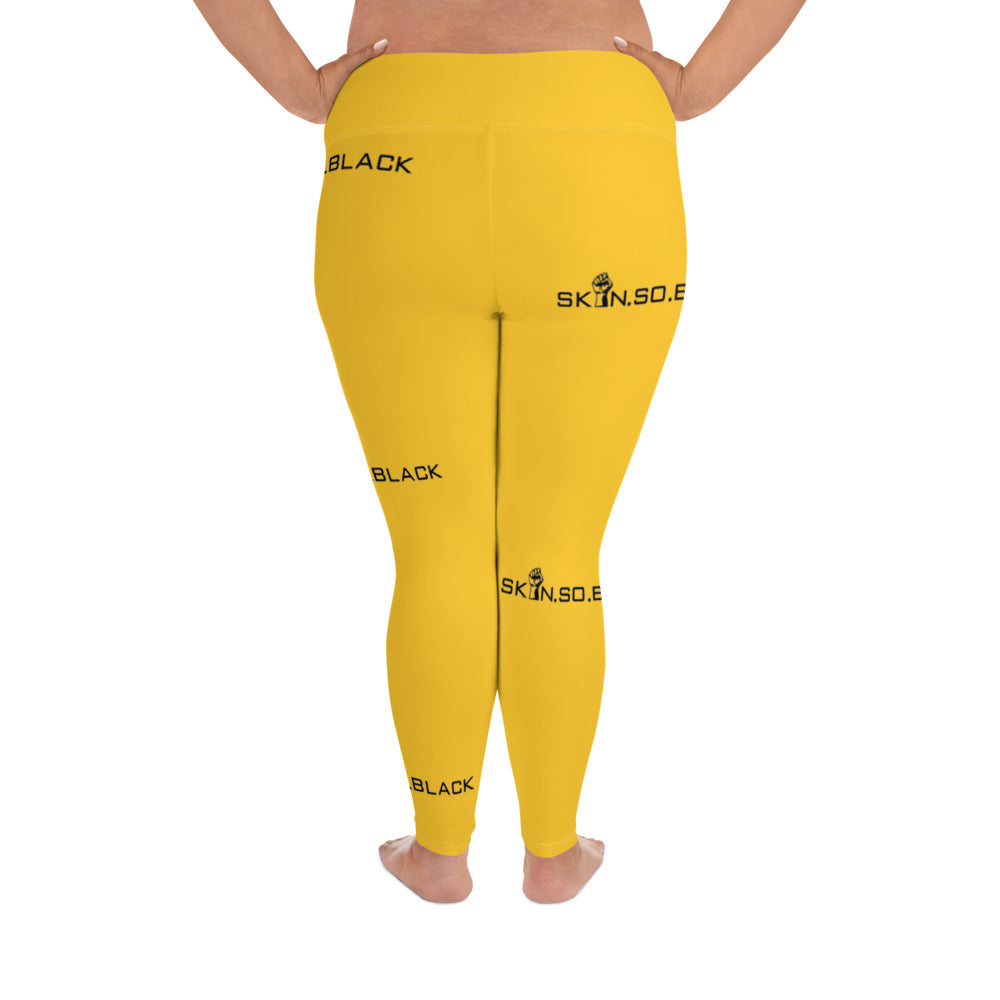 All-Over Print Plus Size Leggings