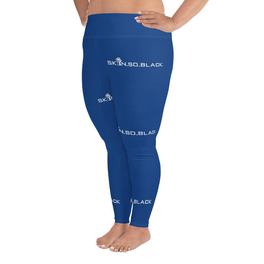 Plus size sales printed leggings