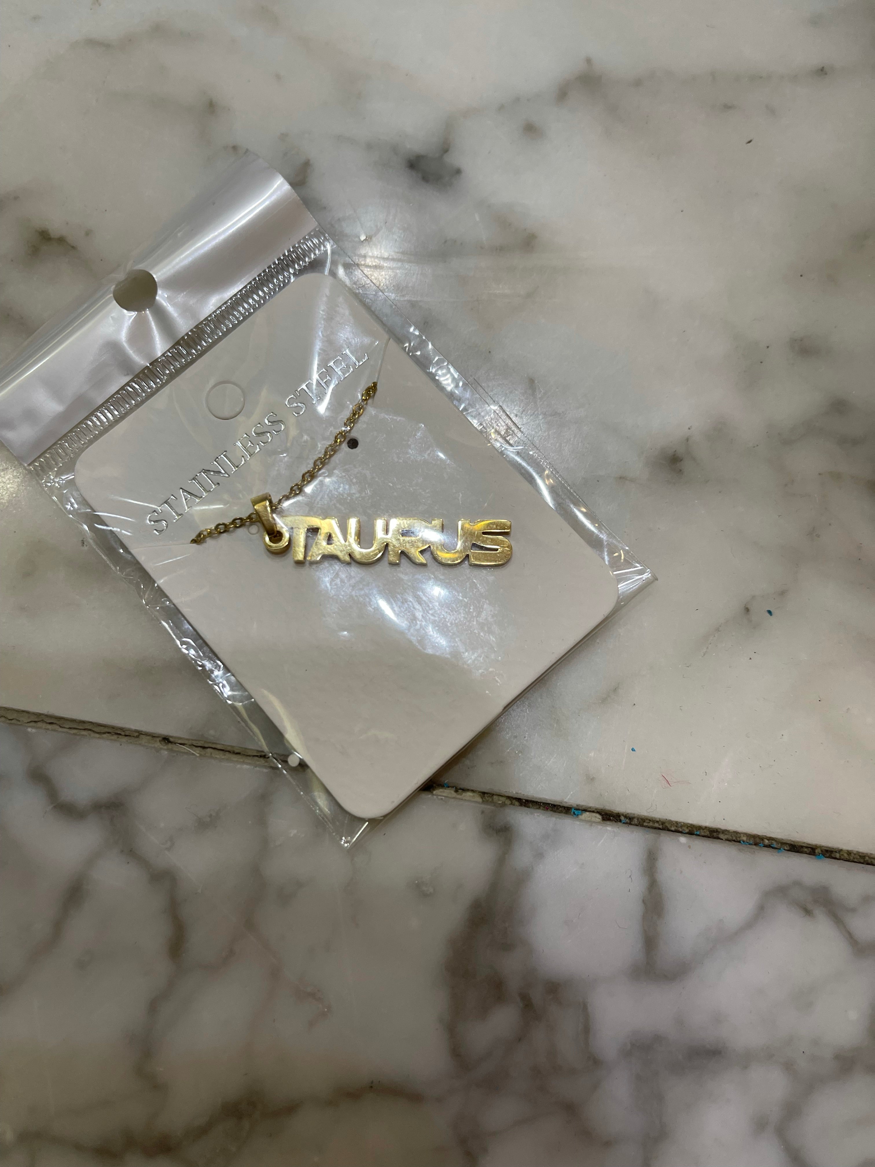 Zodiac sign necklaces