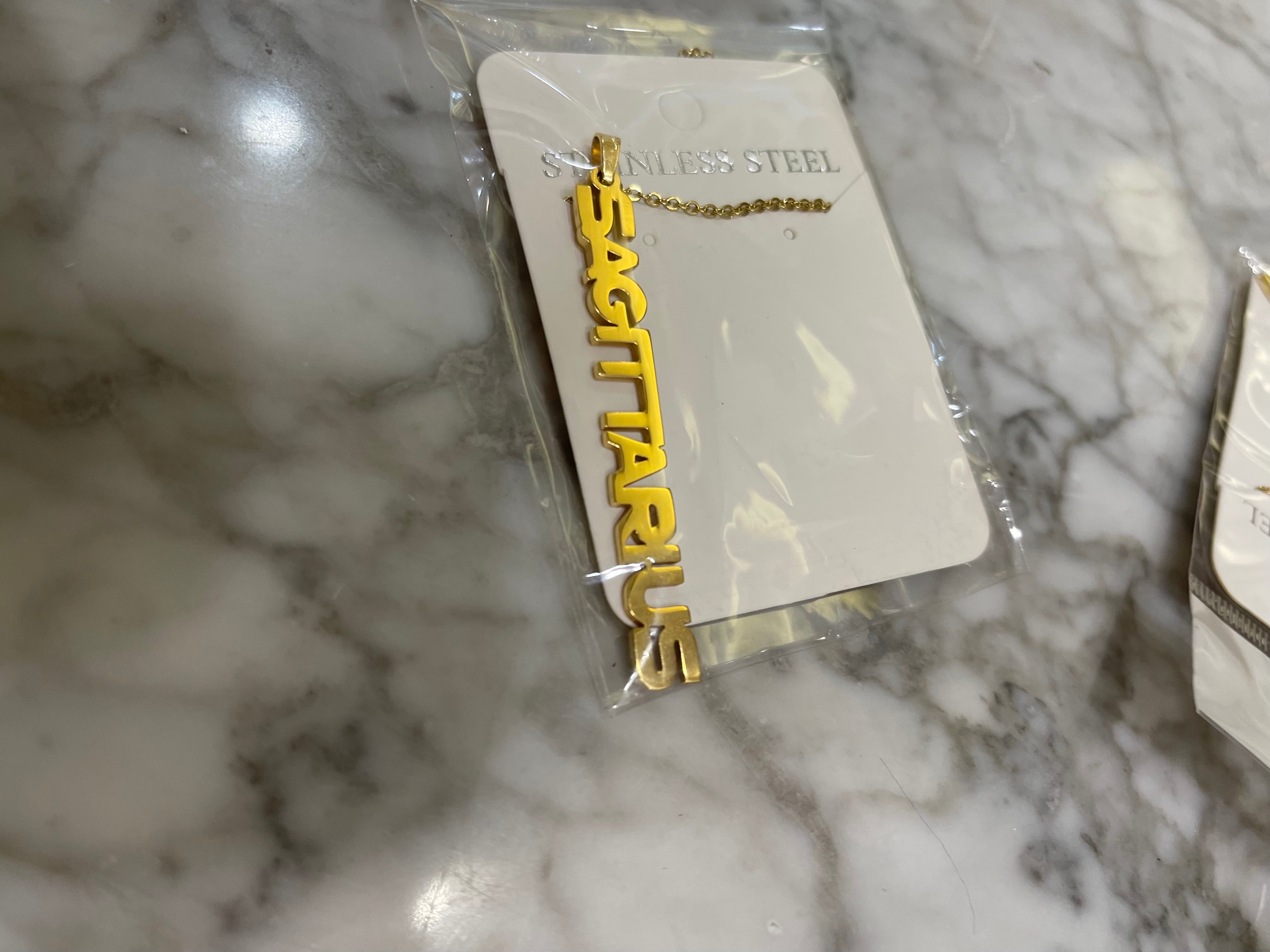 Zodiac sign necklaces