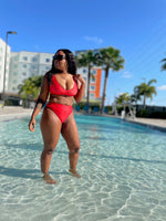 Load image into Gallery viewer, Recycled high-waisted bikini
