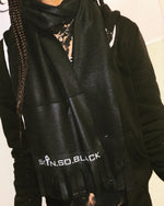 Load image into Gallery viewer, SKIN.SO.BLACK SCARF
