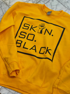 ADULT SKIN.SO.BLACK SOLID SWEATSHIRTS