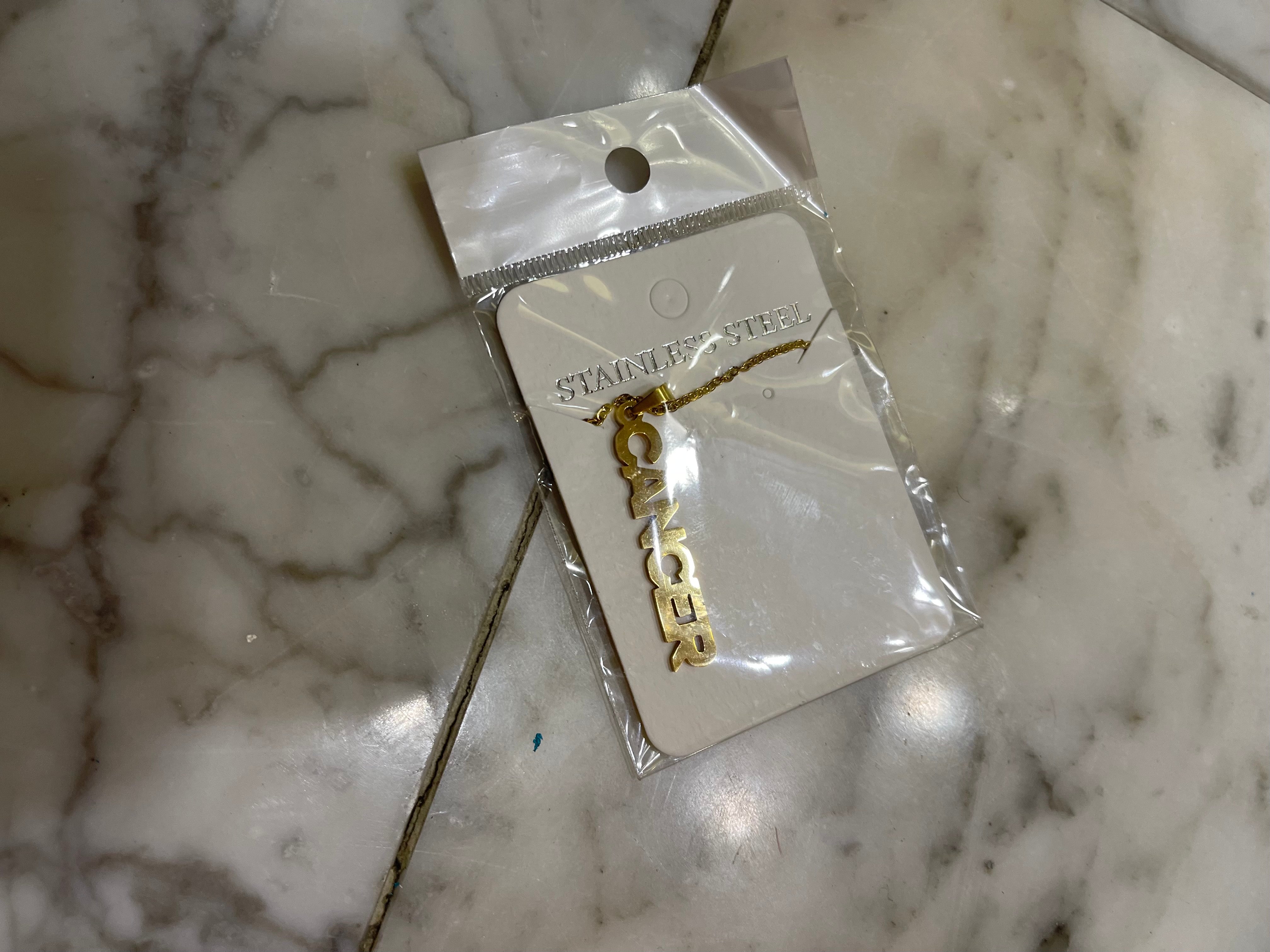 Zodiac sign necklaces