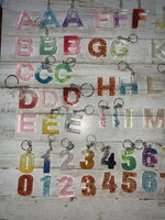 Load image into Gallery viewer, ALPHABET KEY CHAINS
