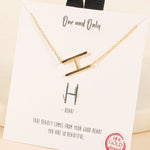 Load image into Gallery viewer, Initial Gold Dip Short Necklace
