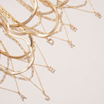 Load image into Gallery viewer, Initial Letter Charm Necklace
