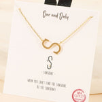 Load image into Gallery viewer, Initial Gold Dip Short Necklace
