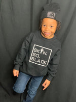 Load image into Gallery viewer, YOUTH SKIN.SO.BLACK SOLID SWEATSHIRTS
