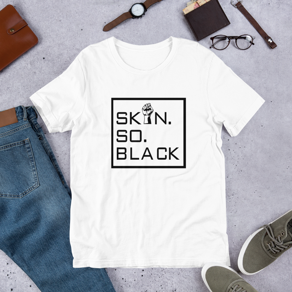 White Skin.So.Black Tee w/ Black Box