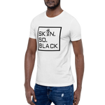 Load image into Gallery viewer, White Skin.So.Black Tee w/ Black Box
